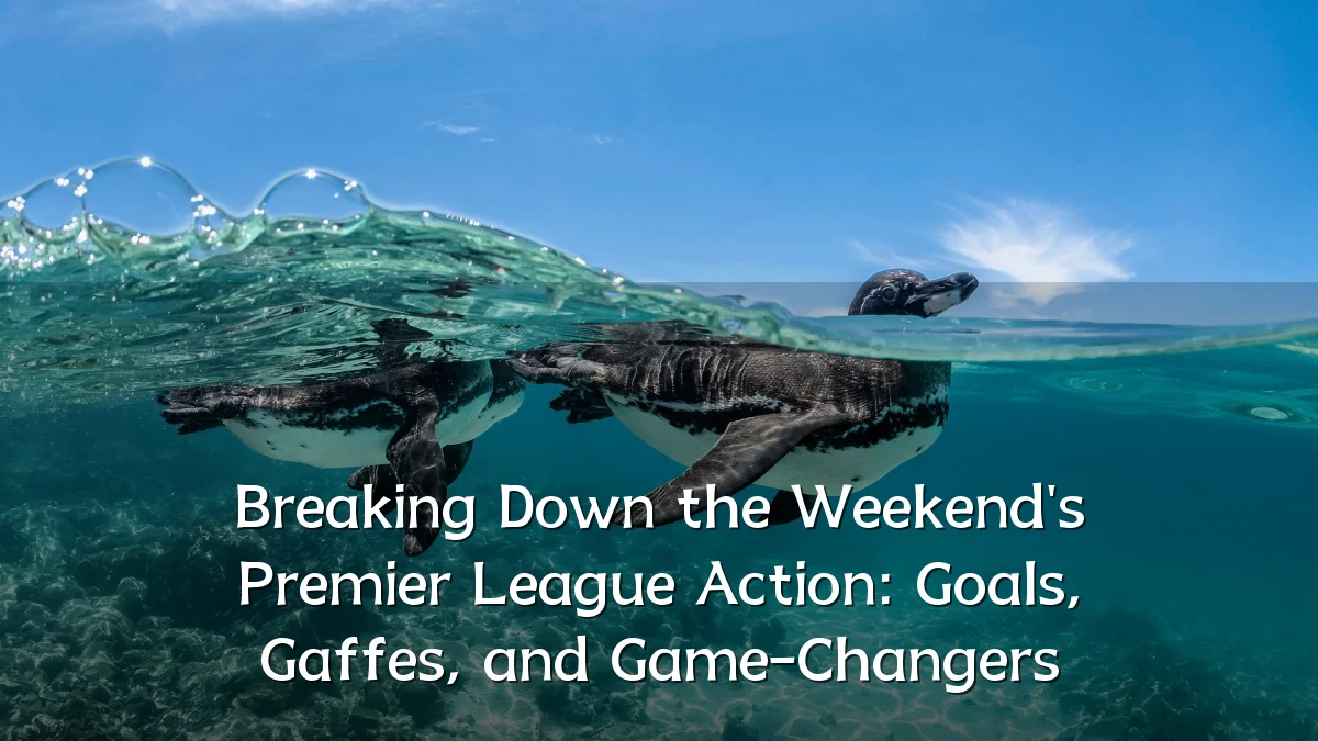 Breaking Down the Weekend's Premier League Action: Goals, Gaffes, and Game-Changers
