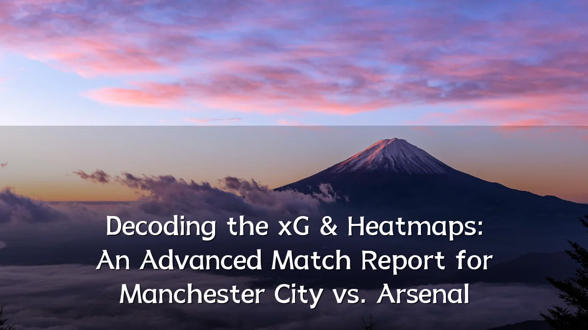 Decoding the xG & Heatmaps: An Advanced Match Report for Manchester City vs. Arsenal