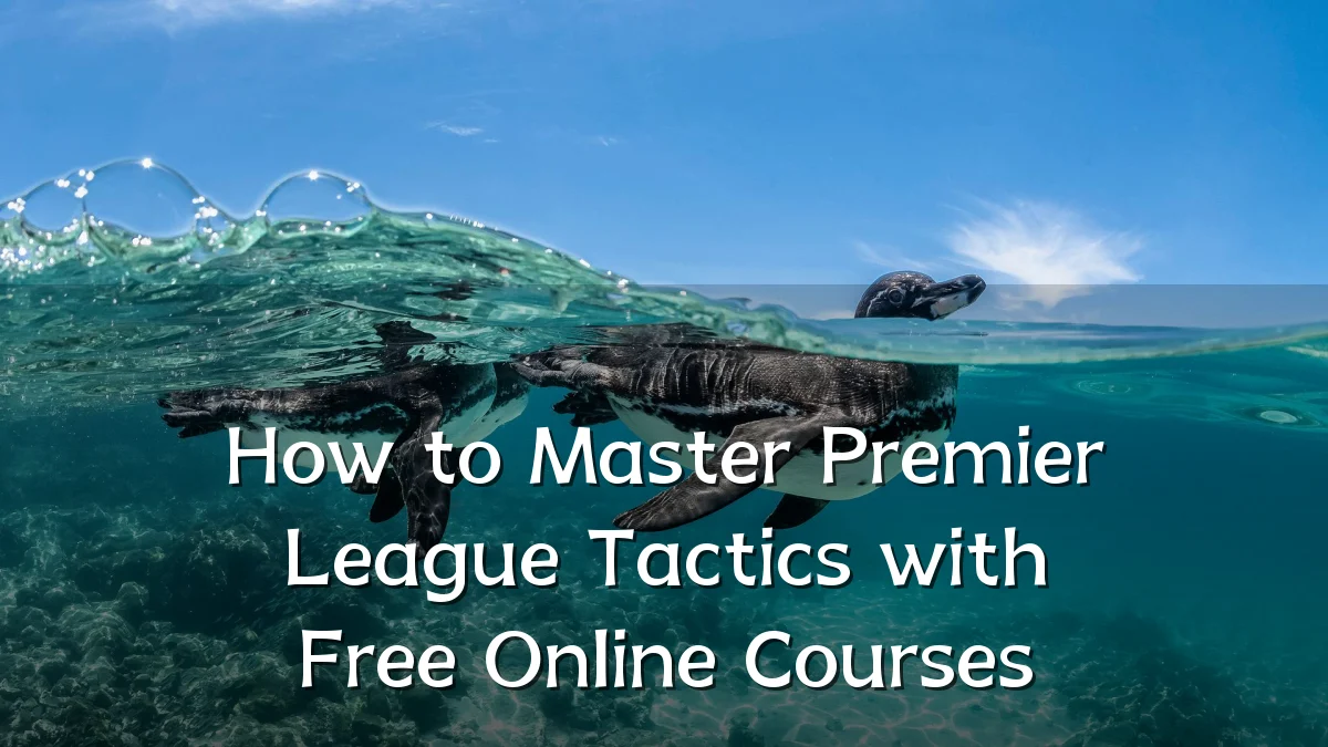 How to Master Premier League Tactics with Free Online Courses