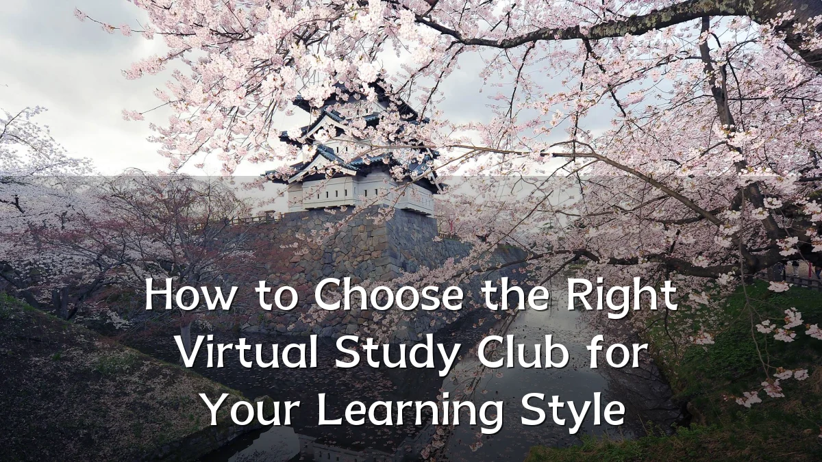 How to Choose the Right Virtual Study Club for Your Learning Style