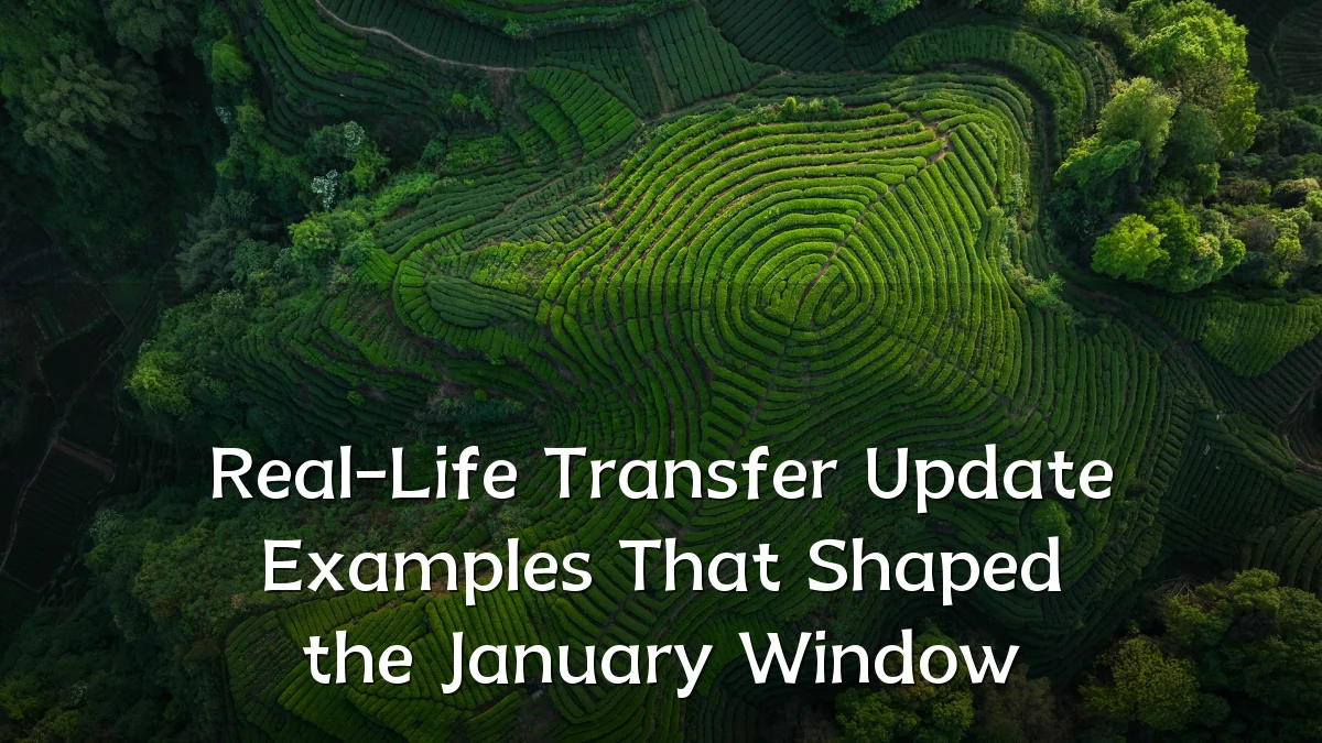 Real-Life Transfer Update Examples That Shaped the January Window